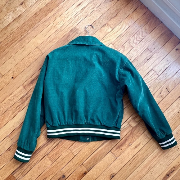 Urban Outfitters BDG Green Corduroy Varsity Jacket - Picture 4 of 7
